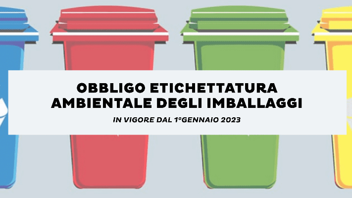 Obbligo di etichettatura ambientale degli imballag