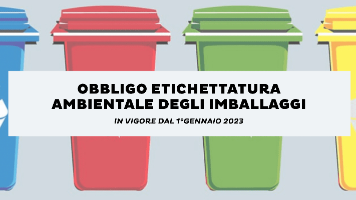 Obbligo di etichettatura ambientale degli imballaggi