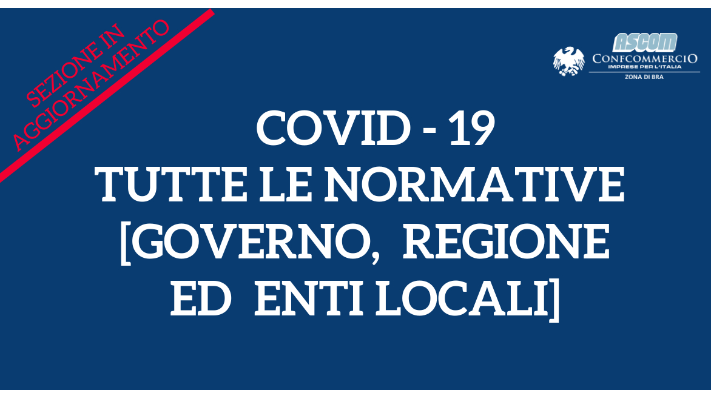 NORMATIVE (Governo, Regione, Enti locali)