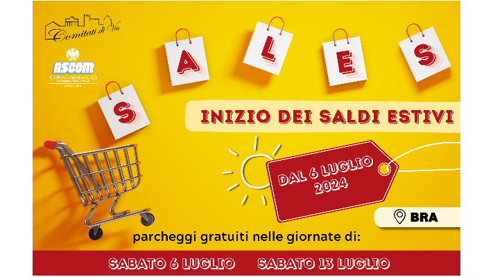 INIZIO DEI SALDI ESTIVI 2024