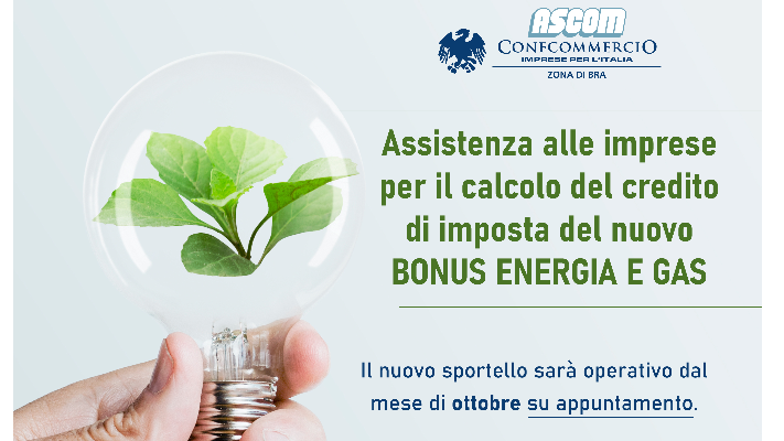 SPORTELLO BONUS ENERGIA E GAS